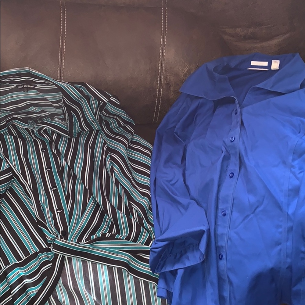 2 button down shirts